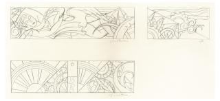 Roy Lichtenstein - Studies For Leda And The Swan