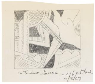 Roy Lichtenstein - Study For Modern Painting With Small Bolt