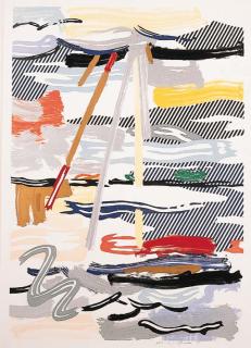 Roy Lichtenstein - Sunshine Through The Clouds, From Landscape Series (C. 216; G. 1258)