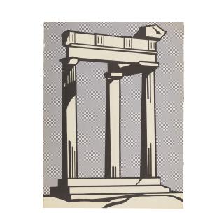 Roy Lichtenstein - Temple (Castelli Mailer)