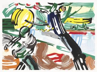 Roy Lichtenstein - The Sower, from Landscapes