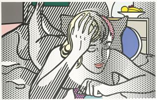 Roy Lichtenstein - Thinking Nude (C. 289)