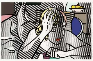 Roy Lichtenstein - Thinking Nude, from Nudes Series (C. 289)