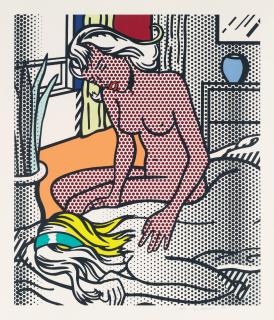 Roy Lichtenstein - Two Nudes, from Nude Series
