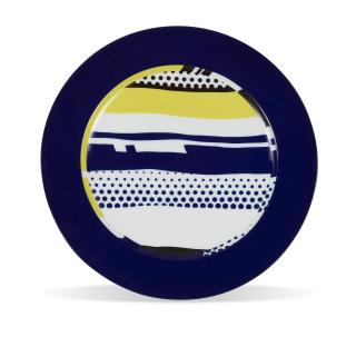 Roy Lichtenstein - Untitled (Dinner Plate With Original Box)