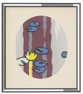 Roy Lichtenstein - Water Lilies - Blue Lily Pads