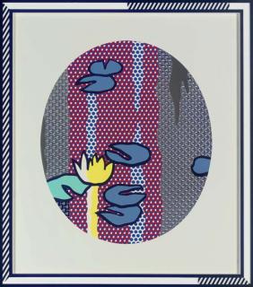 Roy Lichtenstein - Water Lilies-Blue Lily Pads