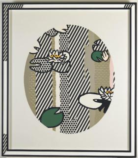 Roy Lichtenstein - Water Lilies - Pink Flower, From Water Lilies Series (C. 261)