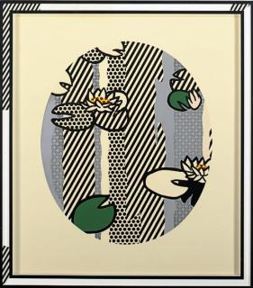 Roy Lichtenstein - Water Lilies-Pink Flower