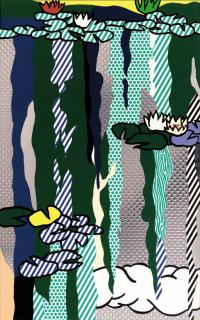 Roy Lichtenstein - Water Lilies with Cloud
