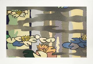 Roy Lichtenstein - Water Lily Pond With Reflections