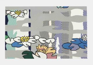 Roy Lichtenstein - Water Lily Pond With Reflections