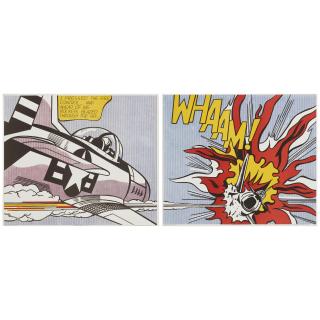 Roy Lichtenstein - WHAAM! (diptych)