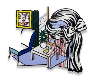 Roy Lichtenstein - Woman Contemplating a Yellow Cup 
