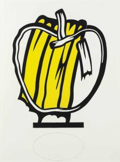 Roy Lichtenstein - Yellow Apple (Study)