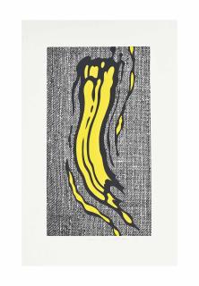 Roy Lichtenstein - Yellow Brushstroke