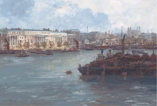 Roy Perry - The Pool of London with the Tower beyond