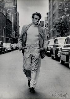 Roy Schatt - James Dean, Walking on 68th Street, New York