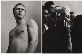Roy Schatt - Marilyn Monroe at the Actor\'s Studio, New York; and Steve McQueen