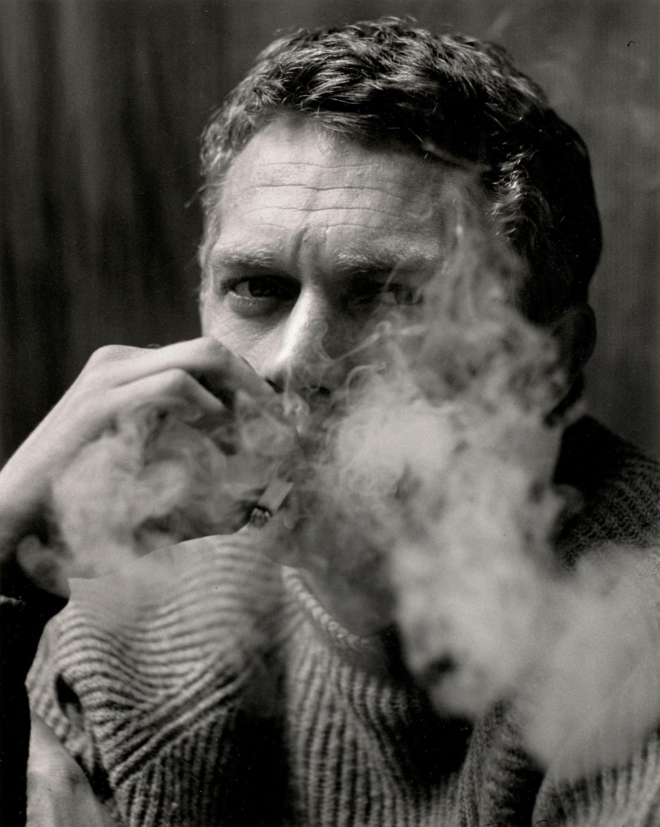 Roy Schatt - Steve McQueen Smoking