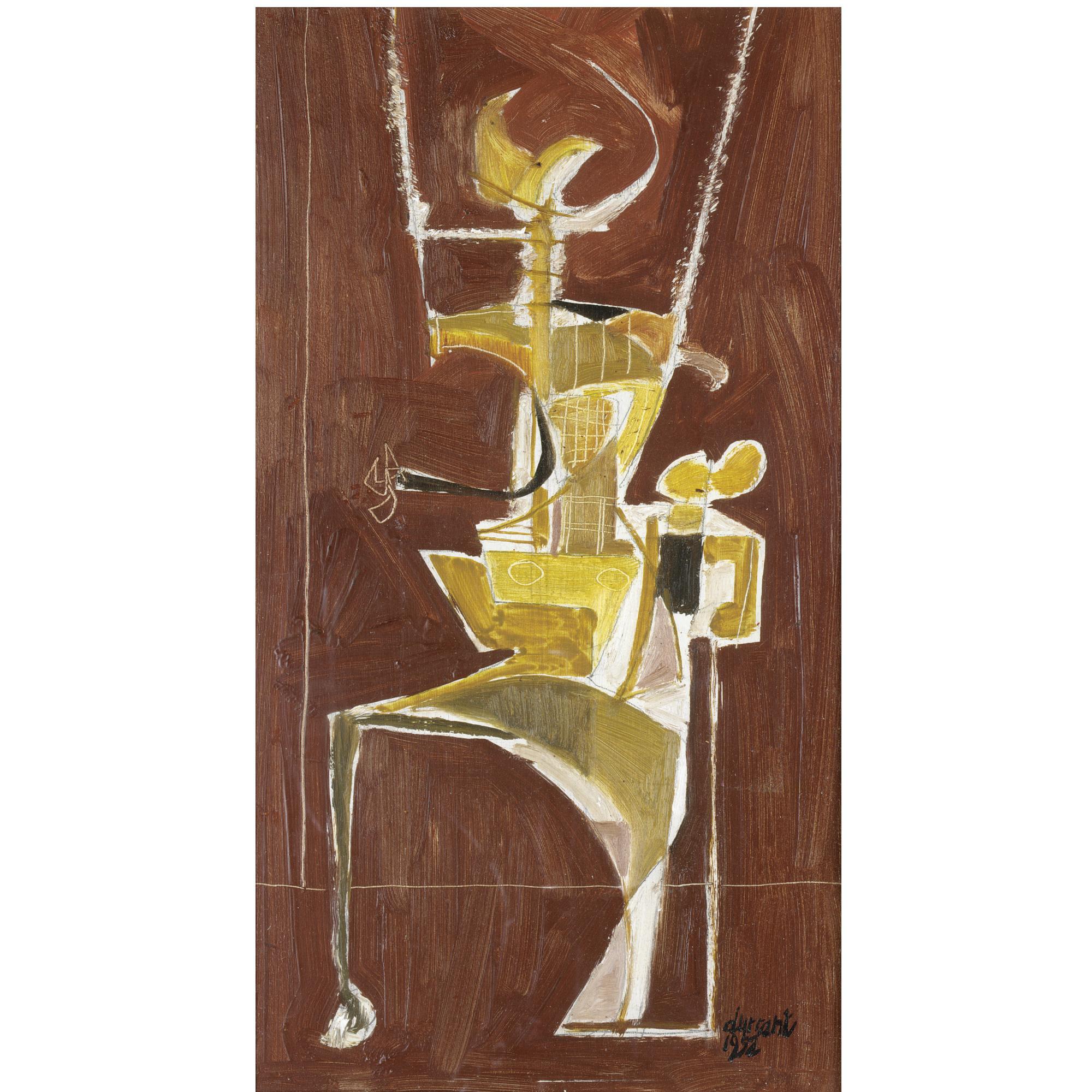 Roy Turner Durrant - Hanging Form, White And Gold