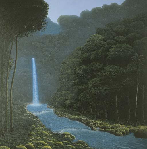 Ruben Berland - Día frío en la cascada de la montaña