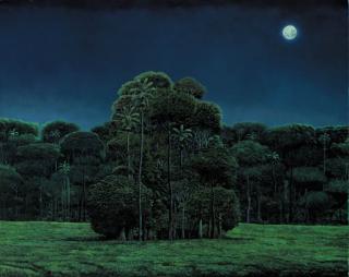 Rubén Berland - Mogote bajo luz de Luna llena