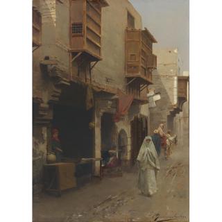 Rubens Santoro - A Street In North Africa