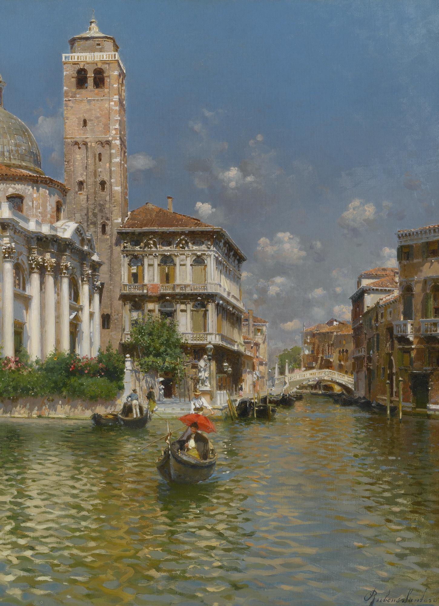 Rubens Santoro - Italian san Geremia And Palazzo Labia, Venice