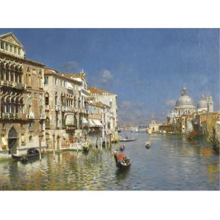 Rubens Santoro - Italian The Grand Canal, Venice