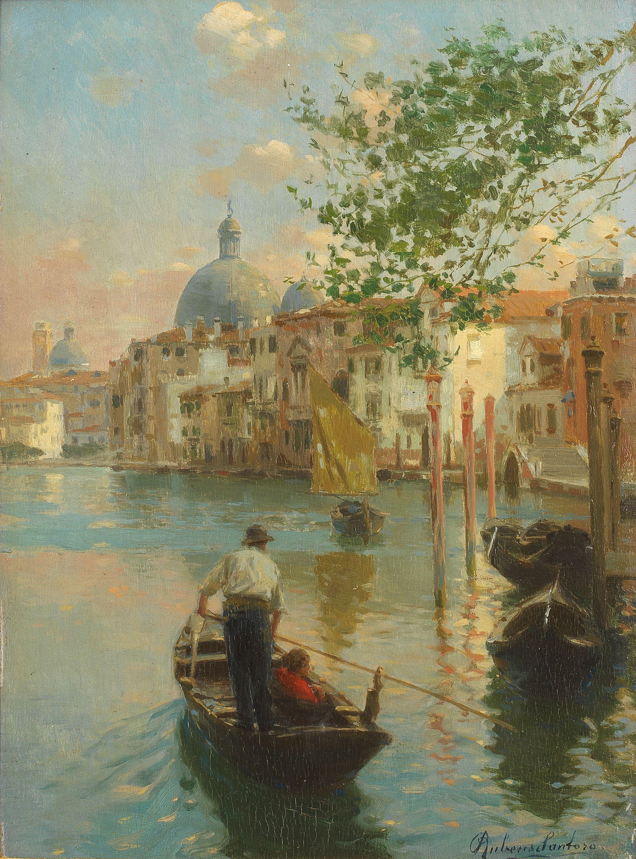 Rubens Santoro - On the Grand Canal, Venice