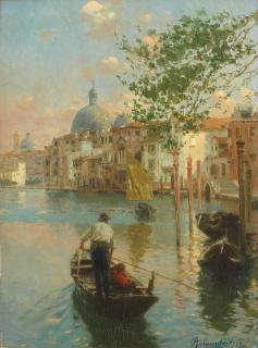 Rubens Santoro - On the Grand Canal, Venice