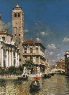 Rubens Santoro - San Geremia, With Palazzo Labia, Venice