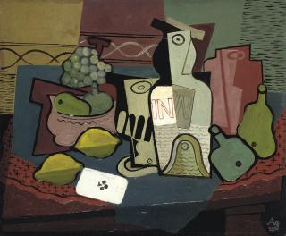 Rudolf Ausleger - Stilleben mit Kreuz-As