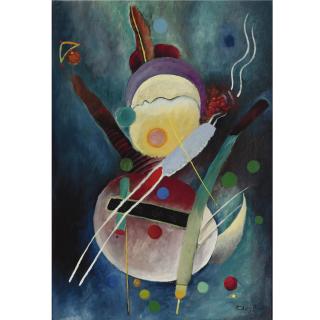 Rudolf Bauer - Green Point