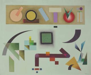 Rudolf Bauer - Green Square