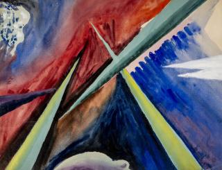 Rudolf Bauer - Ohne Titel (Points)