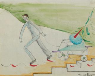 Rudolf Bauer - Untitled (A Pair Of Works)