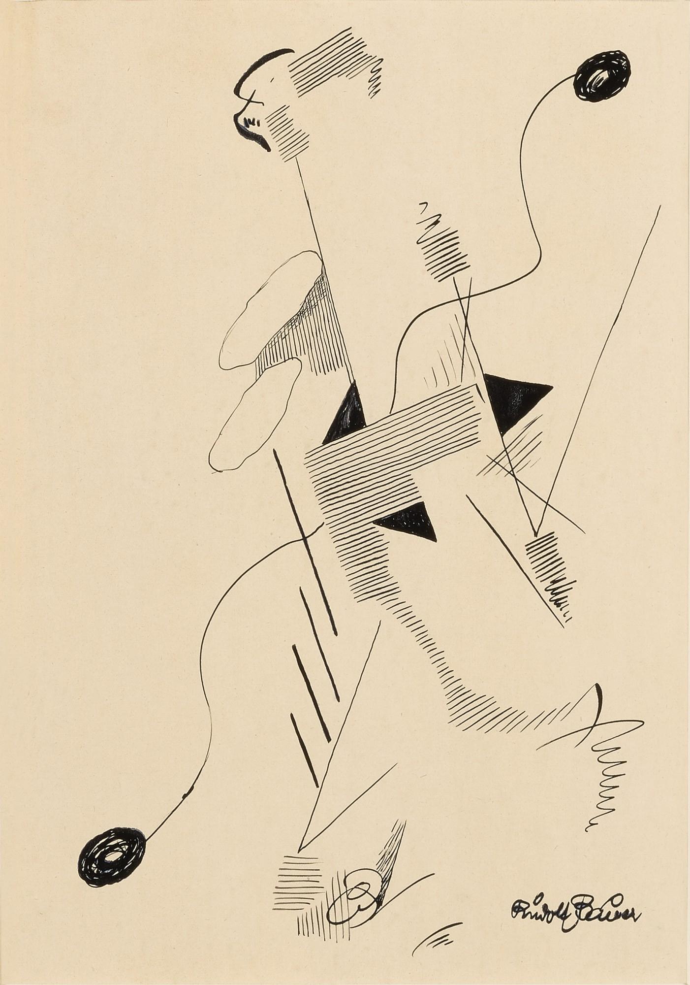 Rudolf Bauer - Untitled