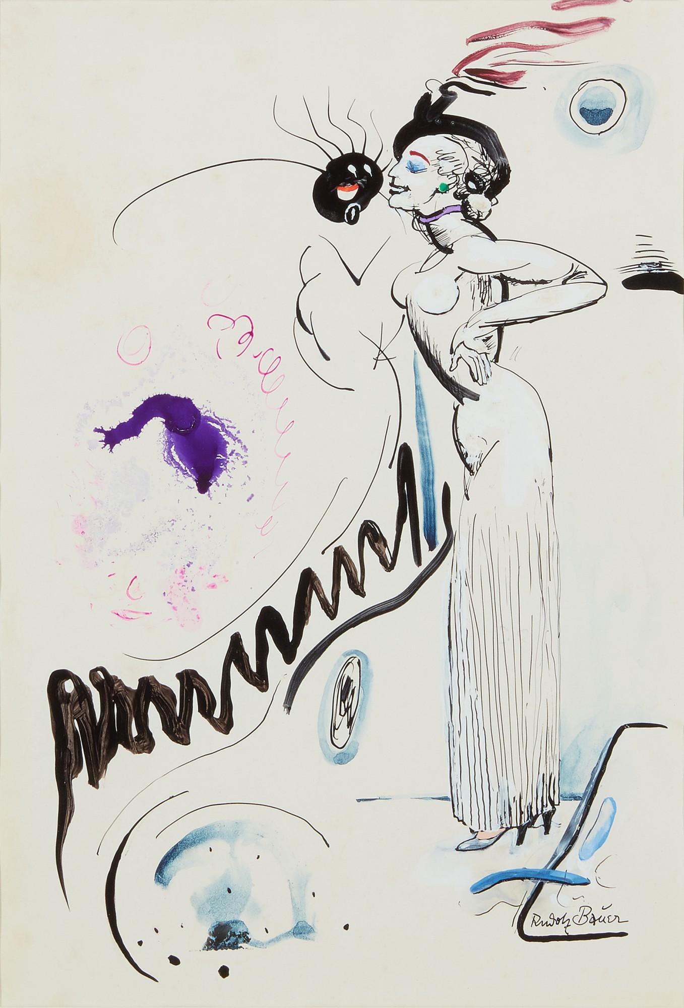 Rudolf Bauer - Untitled