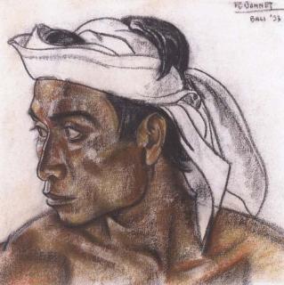 Rudolf Bonnet - Man With Headband