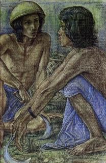 Rudolf Bonnet - Pengarit Mengaso (Resting grasscutters)