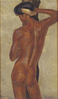 Rudolf Bonnet - Portrait of a nude boy
