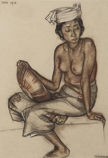 Rudolf Bonnet - Resting Woman