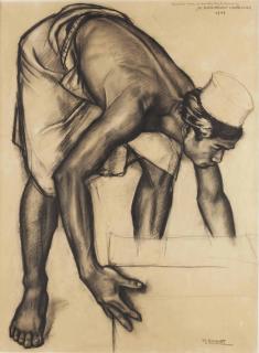 Rudolf Bonnet - Studie Voor Wandschildering \