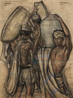 Rudolf Bonnet - Study for Wall Painting \