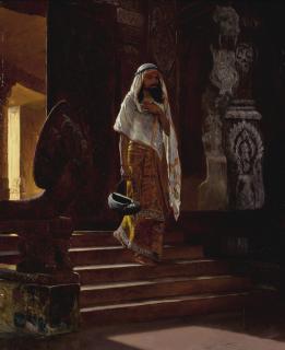 Rudolf Ernst - Austrian entering The Temple