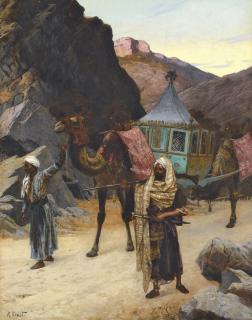Rudolf Ernst - Austrian The Palanquin
