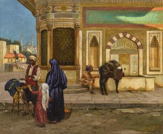 Rudolf Ernst - Austrianthe Fountain Of Ahmed Iii, Constantinople
