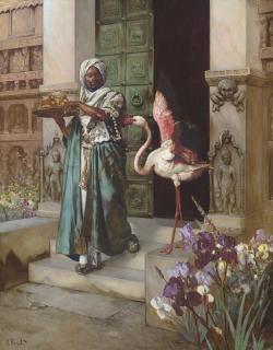 Rudolf Ernst - Entering the Palace Gardens